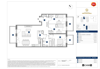 Mieszkanie w inwestycji: Apartamenty Park Matecznego Etap 2.2