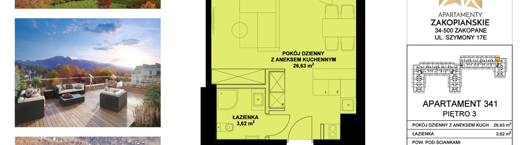 Mieszkanie w inwestycji: Apartamenty Zakopiańskie