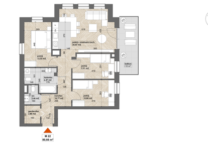 Mieszkanie w inwestycji: Apartamenty Śródmieście