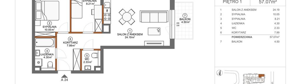 Mieszkanie w inwestycji: Apartamenty Rusałki