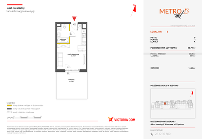 Mieszkanie w inwestycji: Metro Art 13