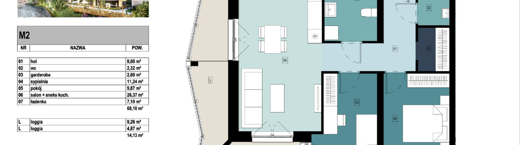 Mieszkanie w inwestycji: Panorama Kwiatkowskiego