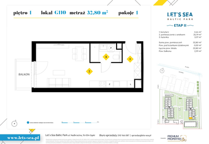 Mieszkanie w inwestycji: Let's Sea Baltic Park II