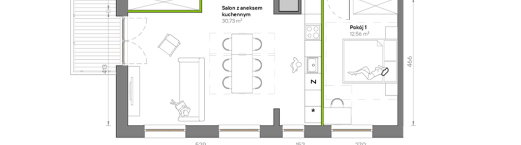 Mieszkanie w inwestycji: Żywiecka Vita