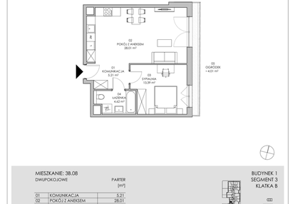 Mieszkanie w inwestycji: Skwer Harmonia II