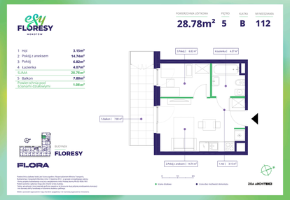 Mieszkanie w inwestycji: Esy Floresy II