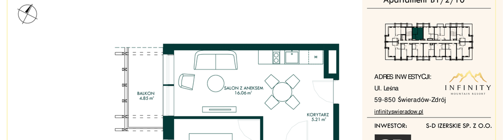Mieszkanie w inwestycji: Infinity Mountain Resort etap 2
