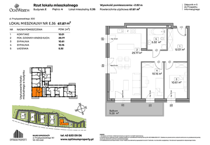 Mieszkanie w inwestycji: Och!Widzew