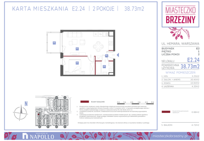 Mieszkanie w inwestycji: Miasteczko Brzeziny II