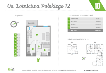 Mieszkanie w inwestycji: Os. Lotnictwa Polskiego 12