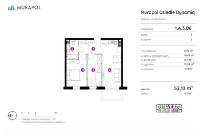 Mieszkanie w inwestycji: Murapol Osiedle Dynamiq