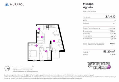 Mieszkanie w inwestycji: Murapol Agosto