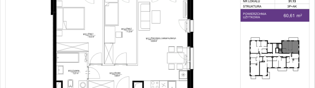 Mieszkanie w inwestycji: Bulwary Błonie etap V