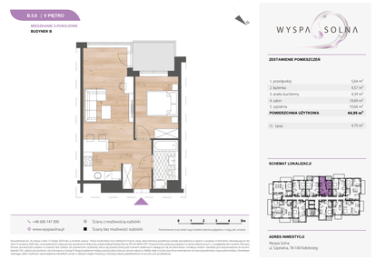 Mieszkanie w inwestycji: Wyspa Solna Etap III, budynek B