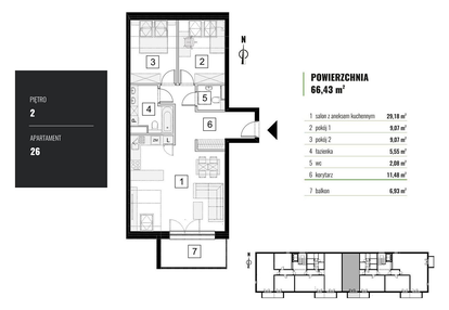Mieszkanie w inwestycji: Zielony Horyzont II