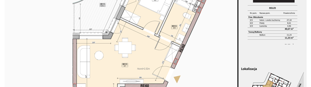 Mieszkanie w inwestycji: Przystań na Klifie