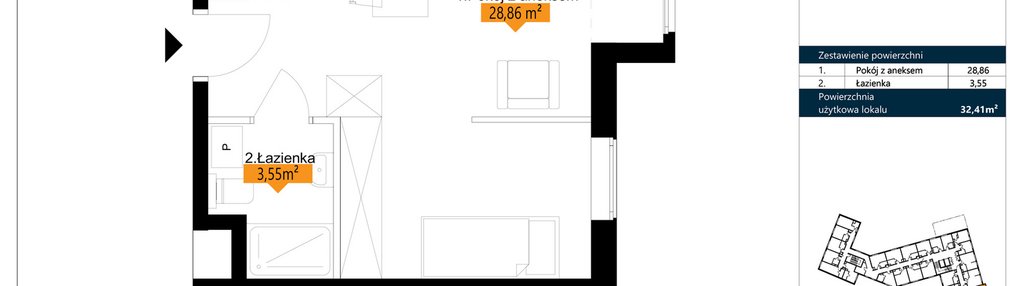 Mieszkanie w inwestycji: ŁACINA SPOT