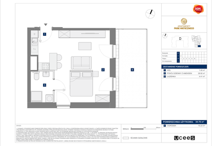 Mieszkanie w inwestycji: Apartamenty Park Matecznego Etap 1