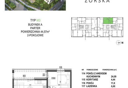 Mieszkanie w inwestycji: Apartamenty Żorska