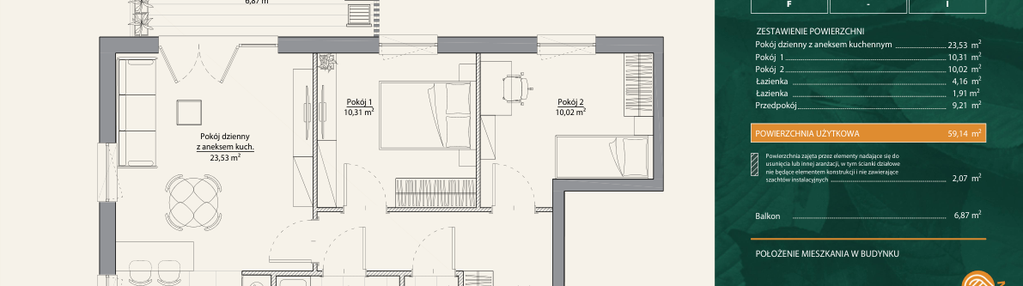 Mieszkanie w inwestycji: Aalto