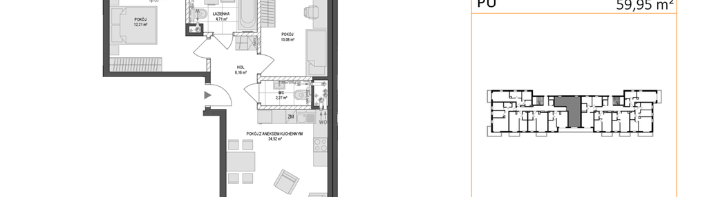 Mieszkanie w inwestycji: Konstelacja etap VI