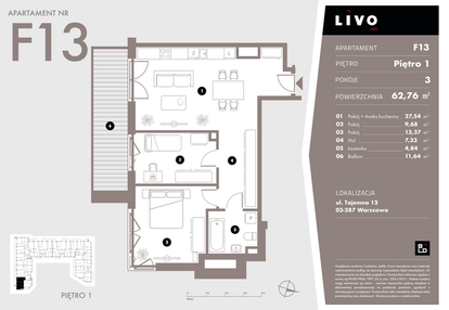 Mieszkanie w inwestycji: Livo