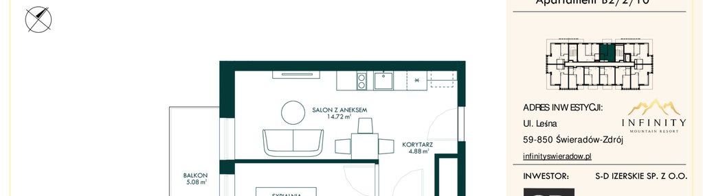 Mieszkanie w inwestycji: Infinity Mountain Resort