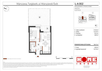 Mieszkanie w inwestycji: Warszawski Świt etap XII