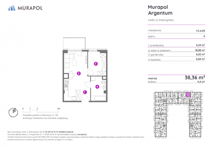Mieszkanie w inwestycji: Murapol Argentum