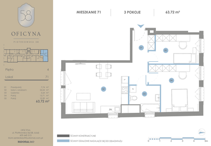 Mieszkanie w inwestycji: Oficyna - mieszkania