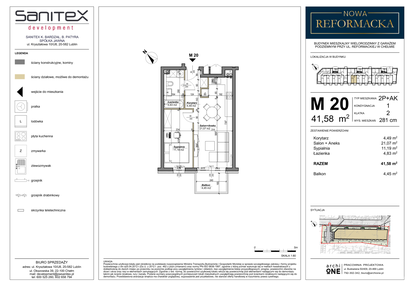 Mieszkanie w inwestycji: Nowa Reformacka