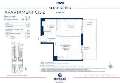 Mieszkanie w inwestycji: Sol Marina etap III