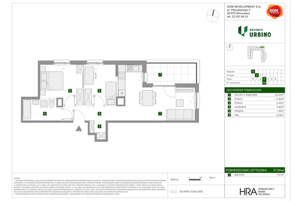 Mieszkanie w inwestycji: Osiedle Urbino etap 1.4