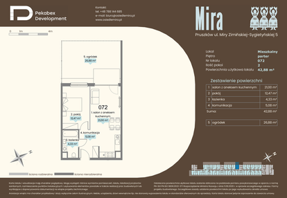 Mieszkanie w inwestycji: Mira