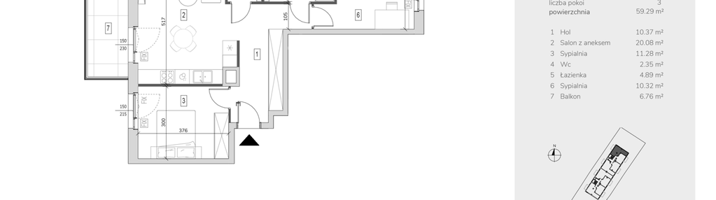 Mieszkanie w inwestycji: Orzechowa 2