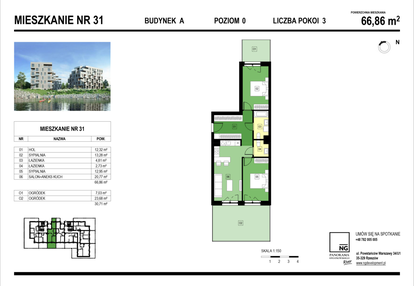 Mieszkanie w inwestycji: Panorama Kwiatkowskiego River