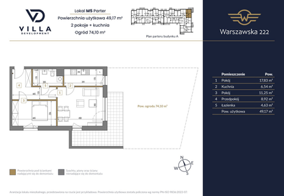 Mieszkanie w inwestycji: Warszawska 222