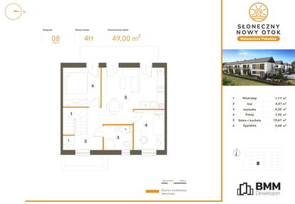 Mieszkanie w inwestycji: Słoneczny Nowy Otok - Malownicza Południe etap II