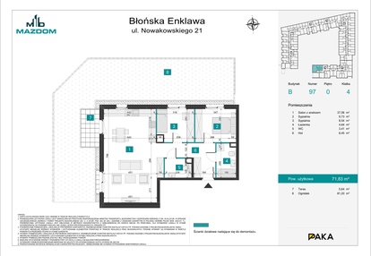 Mieszkanie w inwestycji: Błońska Enklawa