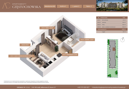 Mieszkanie w inwestycji: Apartamenty Częstochowska
