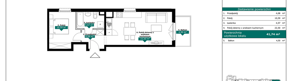 Mieszkanie w inwestycji: Milczańska 18
