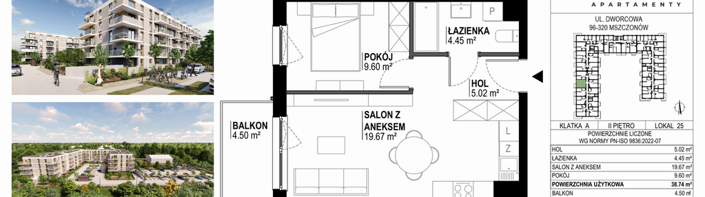 Mieszkanie w inwestycji: Nova Dworcowa