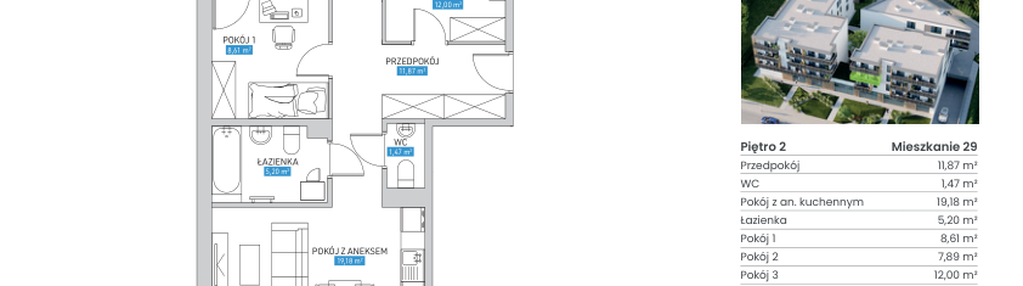 Mieszkanie w inwestycji: Willa Zalesie