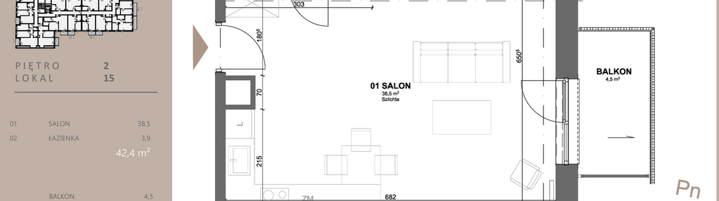 Mieszkanie w inwestycji: BETWEEN