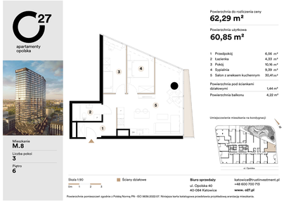 Mieszkanie w inwestycji: O27 Apartamenty Opolska
