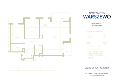 Mieszkanie w inwestycji: Apartamenty 101 Warszewo