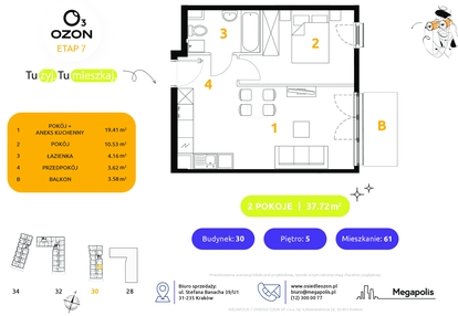 Mieszkanie w inwestycji: Osiedle Ozon etap VII