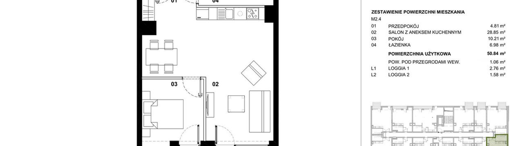 Mieszkanie w inwestycji: Kozielska Park