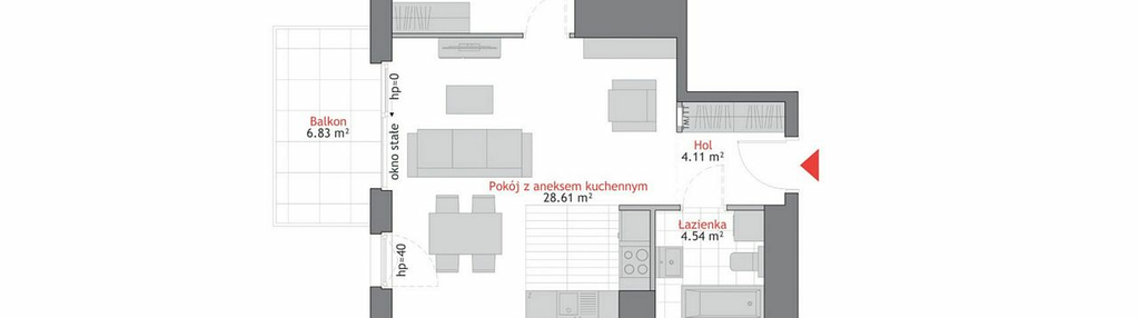 Mieszkanie w inwestycji: Atrium Oliva