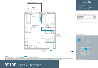 Mieszkanie w inwestycji: Nordic Bemowo - etap III